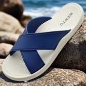 防滑轻便潮流凉拖男鞋 沙滩鞋 一字拖外穿软底舒适厚底时尚 越南拖鞋