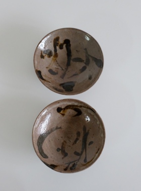 Paseo | 日本作家器 深泽和弘 绘唐津小盘 托盘茶盘点心盘