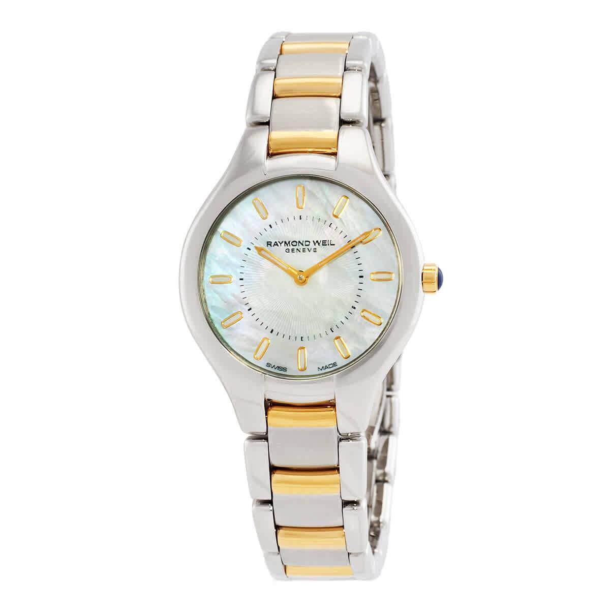 Raymond Weil Noemia石英白色表盘女士手表5132 STP 97001