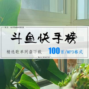 斗鱼快手榜精选100首2026车载热歌mp3歌曲高品质歌单无损音源音乐