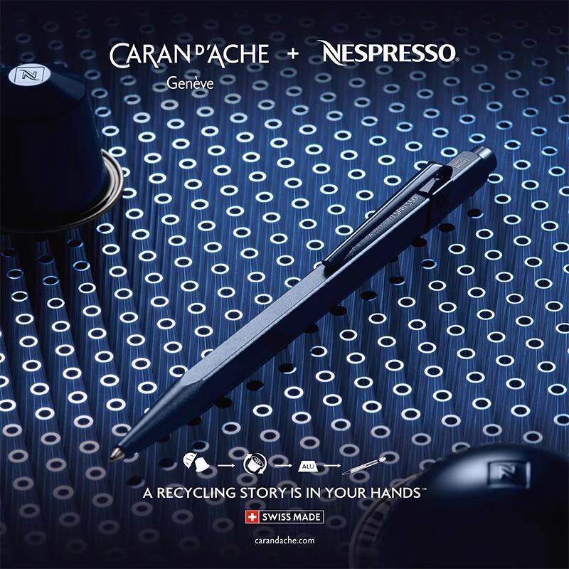 CARAN D’ACHE瑞士进口凯兰帝卡达NESPRESSO联名限定款圆珠笔高端
