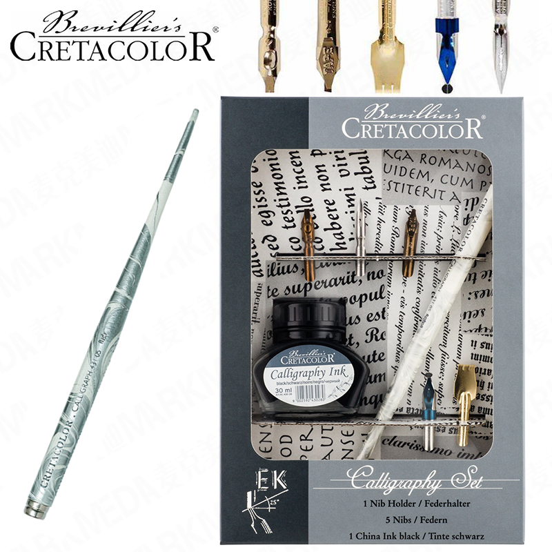 奥地利卡塔CRETACOLOR蘸水钢笔尖漫画笔尖金色G圆D笔尖漫画笔杆