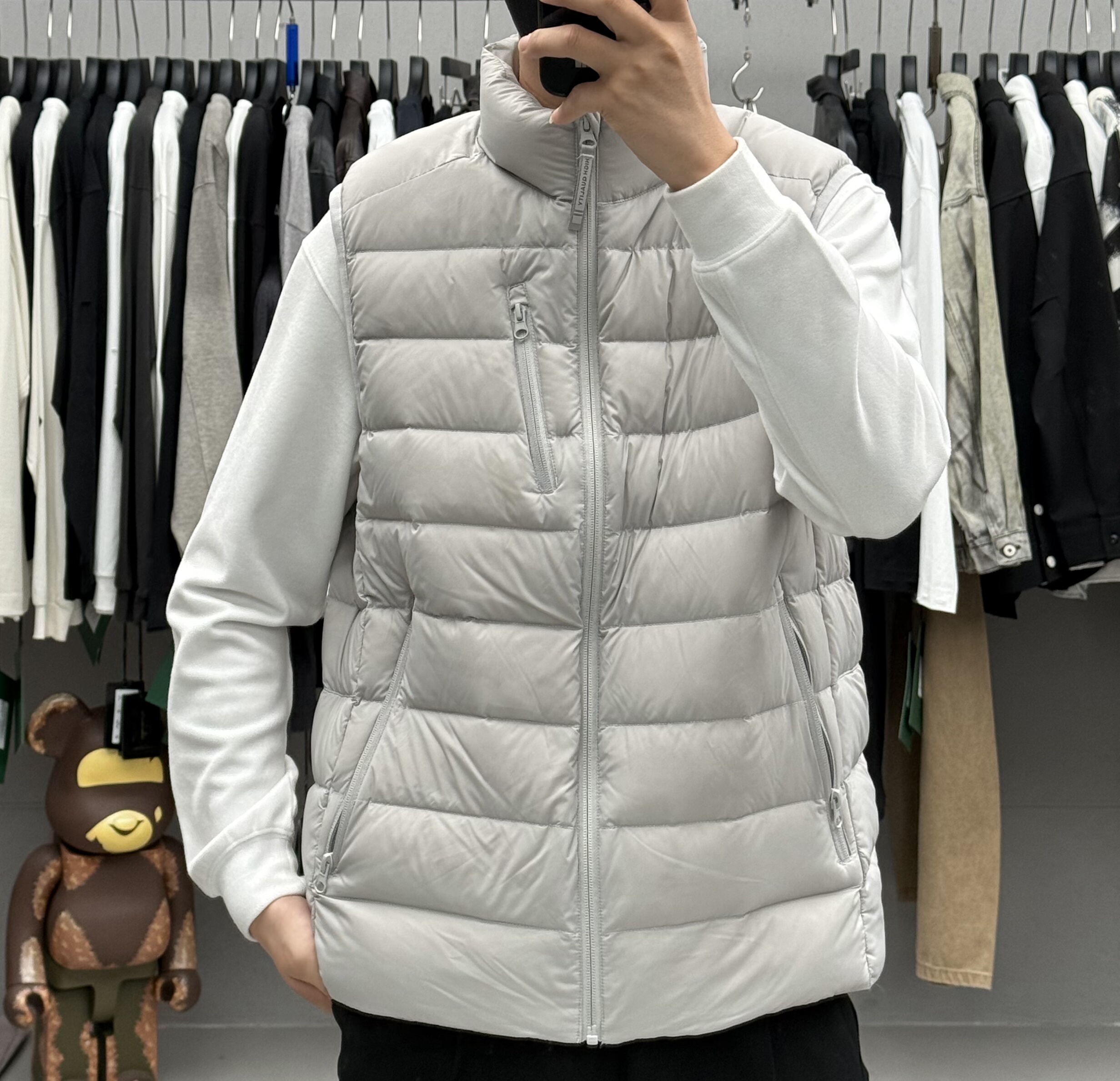 户外轻奢极简轻薄款立领羽绒马甲男冬季休闲宽松保暖叠穿无袖背心