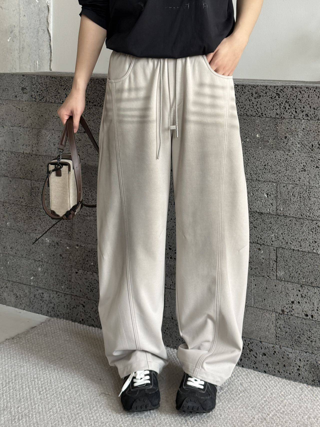 美式复古脏洗扎染做旧拼接直筒休闲裤男春季宽松百搭痞帅通勤长裤,男装,休闲裤,淘宝优惠券,粉丝福利购,淘宝优惠卷