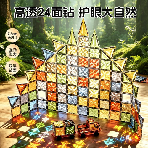 大自然强力磁吸儿童磁力片益智