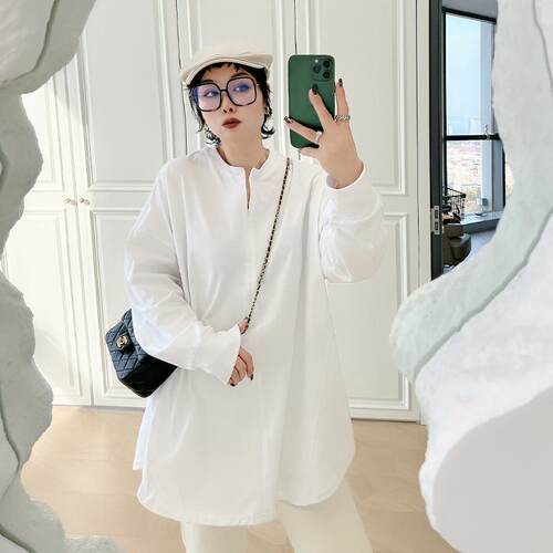韩版松弛感慵懒百搭大码女装