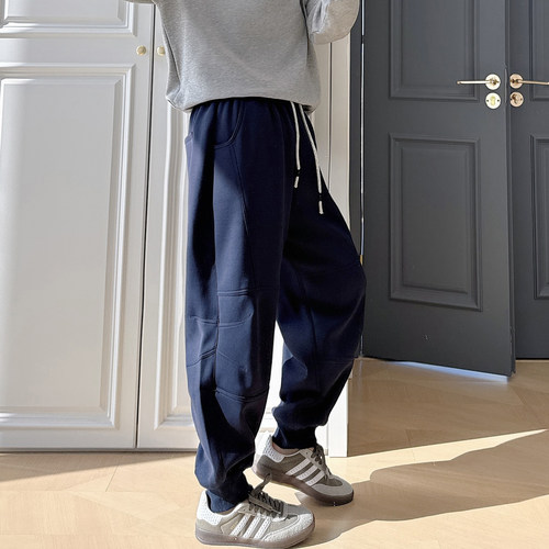 大码女装胖mm高腰搭束脚卫裤