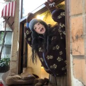 复古花朵羊羔毛上衣加厚2025新款 羊羔绒外套女 小个子宽松休闲韩版