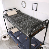 学生宿舍床褥垫子单人褥子垫被0.9米床加厚可折叠床垫防滑1.2米