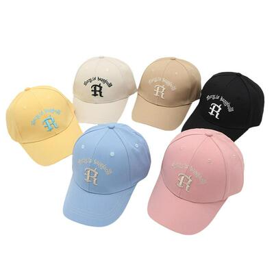 儿童鸭舌帽太阳帽遮阳帽防晒户外男孩女童学生幼儿园活动批发