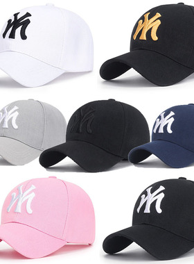 帽子男士夏天街头潮流时尚MY棒球帽百搭青年春秋季遮阳鸭舌帽女