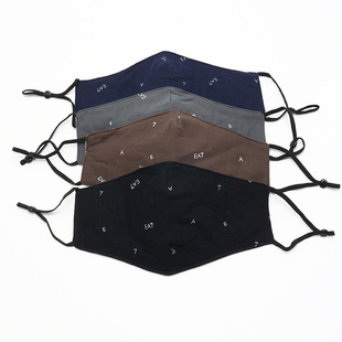 个性 韩版 黑色大口罩 防尘透气秋冬天易呼吸骑行潮时尚 纯棉口罩男士