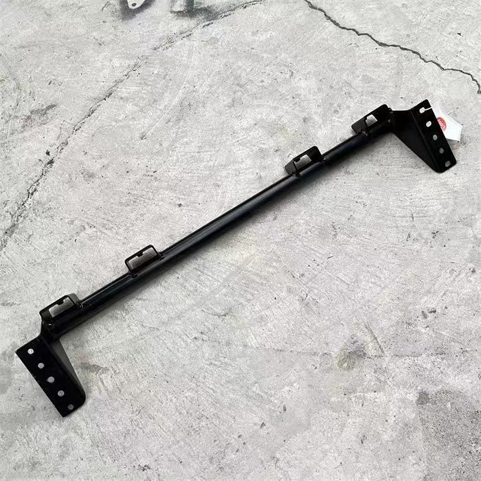 适配福田戴姆勒欧曼EST前护杠铁托架GTL横梁保险杠脚踏板固定支架