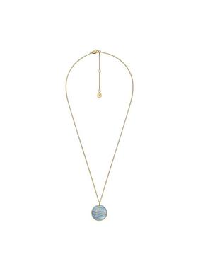 Fossil/化石女式金属光泽锁骨链简约百搭轻奢项链