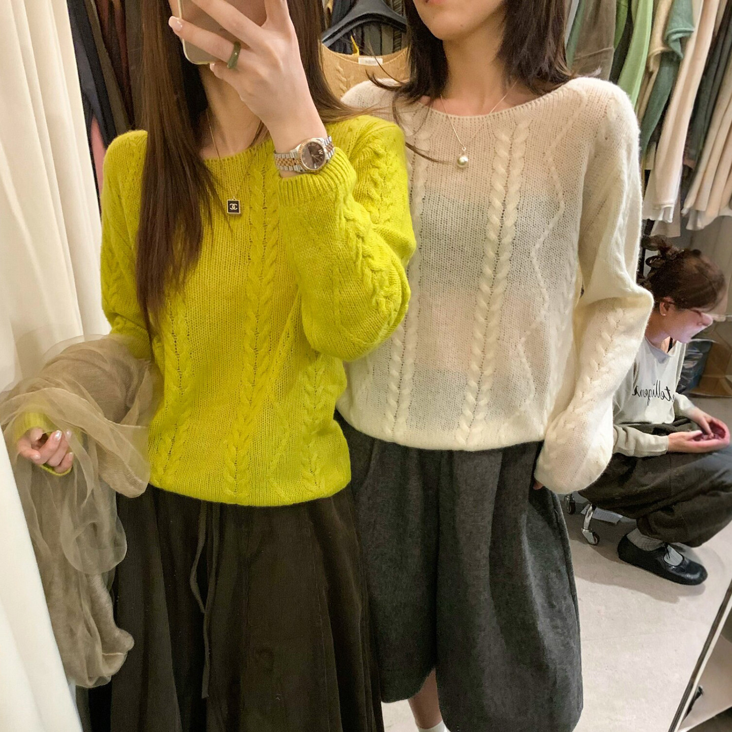 糖果色麻花纹羊毛针织衫女欧洲站2026早秋新款欧货女装时尚打底衫