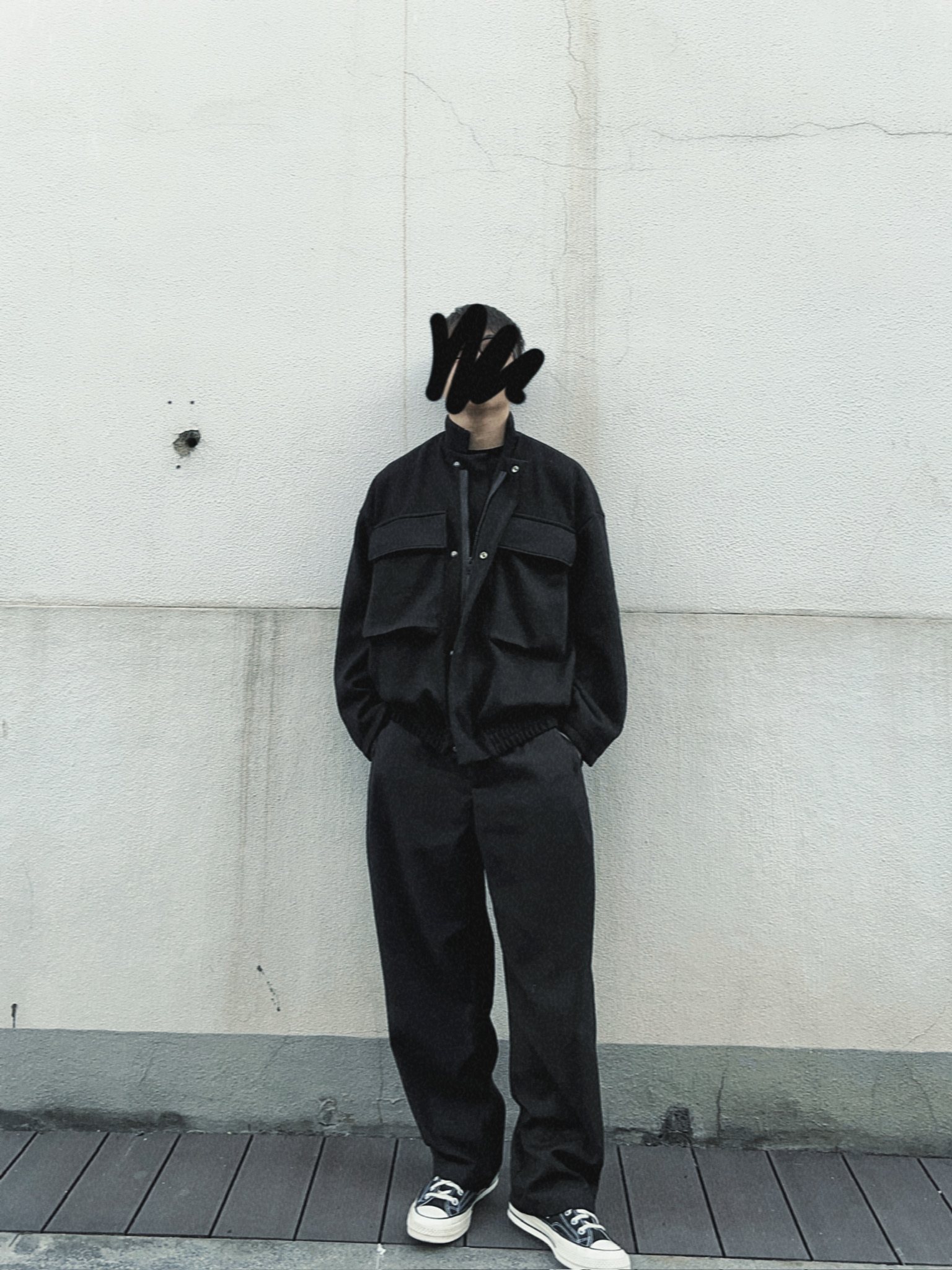 Cashmere Harrington Jacket: Dagger Sleeve & Pockets - Taobao product photo 4