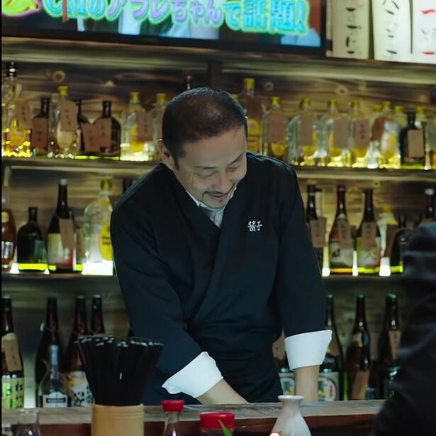 日式料理服韩国餐厅工作服后厨服务员男女中长袖厨师服寿司店上衣