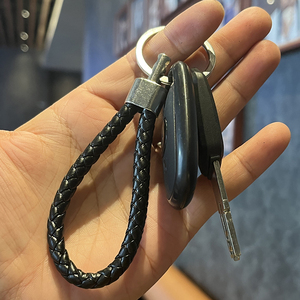 汽车电动车家用收纳钥匙扣编织绳钥匙单环扣
