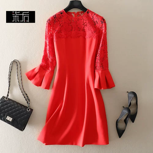 Кружевной мегафон, элегантный приталенный цветной наряд маленькой принцессы, вечернее платье, с рукавом