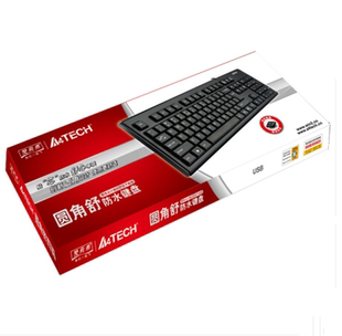 有线键盘 USB接口 双飞燕键盘 WK100