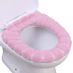 加厚马桶坐垫圈毛绒坐便器垫家用通用秋冬坐便套保暖马桶垫可水洗