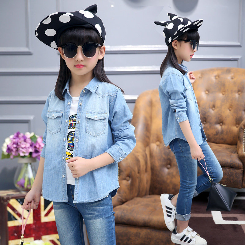 Chemise fille à manche longue - Ref 2085231 Image 3