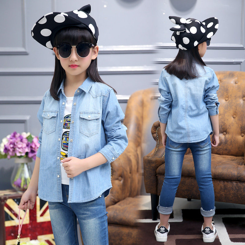 Chemise fille à manche longue - Ref 2085231 Image 4