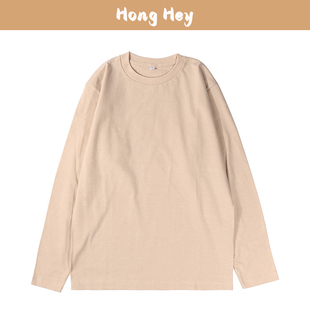 Thick Cotton Women's Shirt Long Sleeves T-Shirts For Men Tee