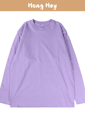 Thick Cotton Men's Shirt Long Sleeves T-Shirts For Women Tee