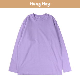 Thick Cotton Men's Shirt Long Sleeves T-Shirts For Women Tee