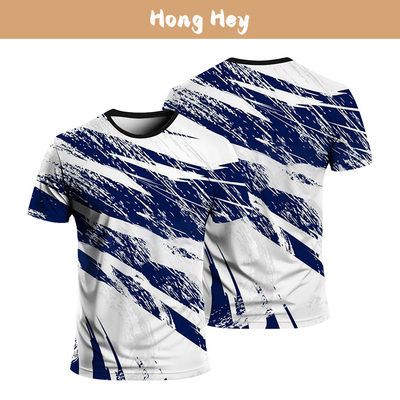 时尚运动球衣男女健身短袖T恤