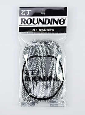 适配耐克3M反光鞋带圆绳男款女款喷泡高帮篮球鞋乔丹AJ夜跑黑白灰