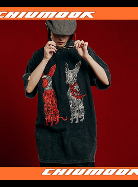 OSCILL 哀与怒 全棉圆领短袖T恤