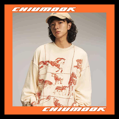 OSCill摇粒绒套头卫衣