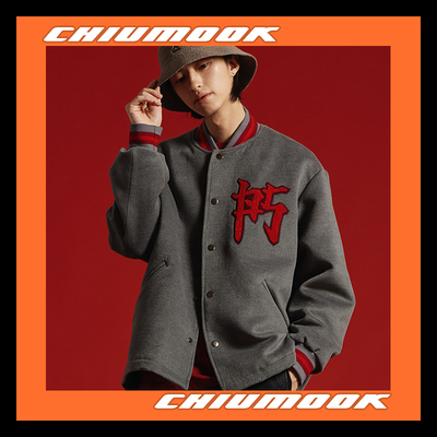 OSCILL 基础笔画毛呢夹克外套