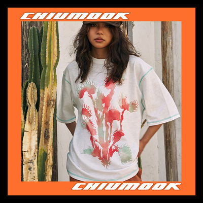 OSCill短袖竹节棉男女同款T恤