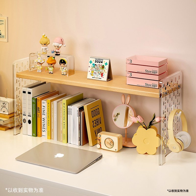 桌面置物架压克力洞洞板桌上书架办公桌多层收纳层架工位分层整理,住宅家具,书架,淘宝优惠券,粉丝福利购,淘宝优惠卷