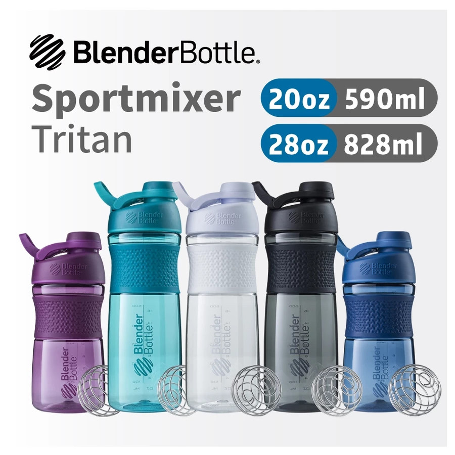 进口Blender bottle蛋白粉摇摇杯便携水杯Tritan男女运动健身水壶
