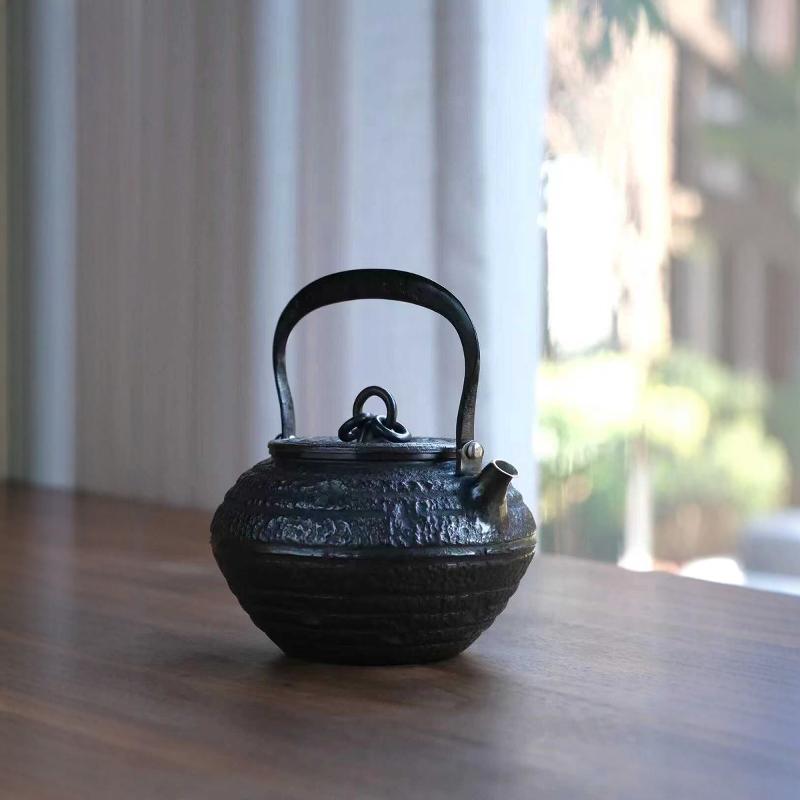 纯手工一张打日式壶烧水壶足银