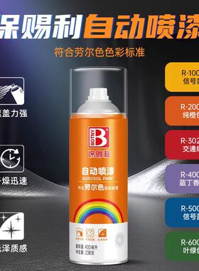 保赐利劳尔色卡自喷漆RAL浅灰色机电文件柜修补漆手摇油漆手喷漆