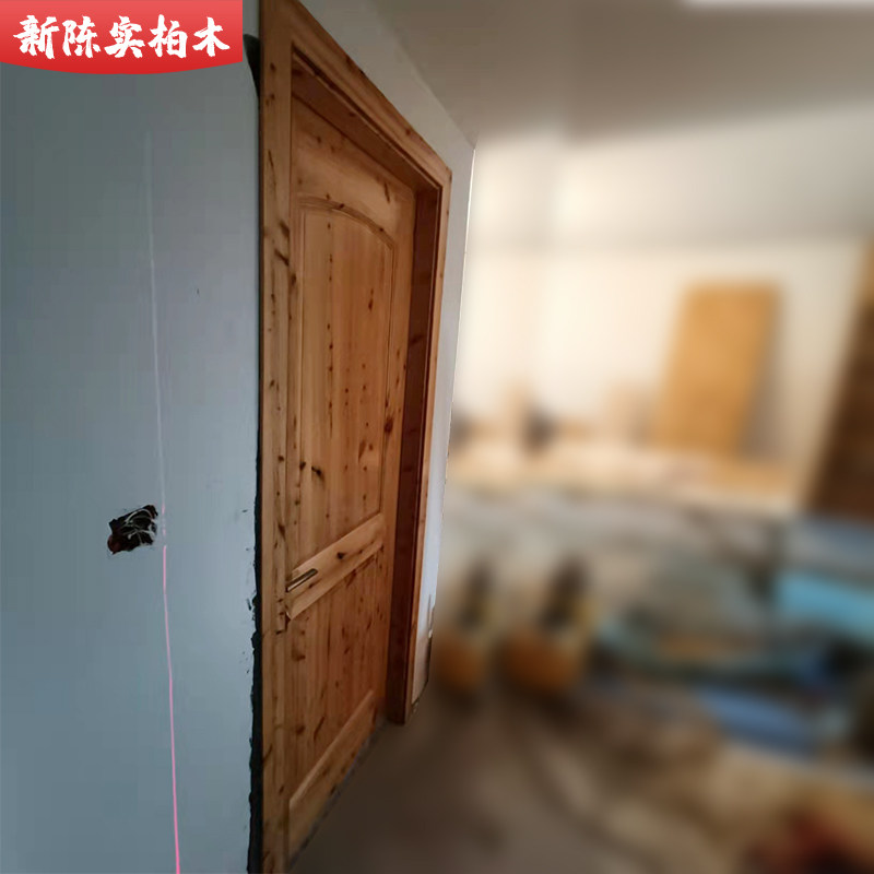 全纯实木门纯柏木木门原木门卧室门室内门欧式门厨房卫生间烤漆门