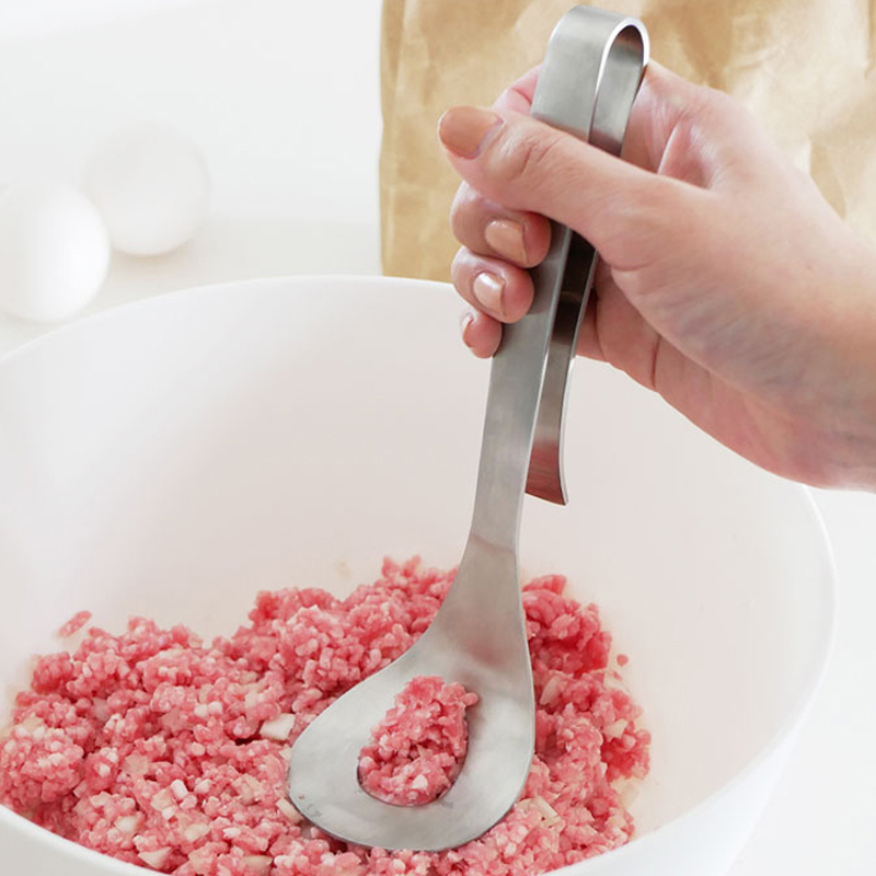 压泥器肉丸勺手动捣碎勺