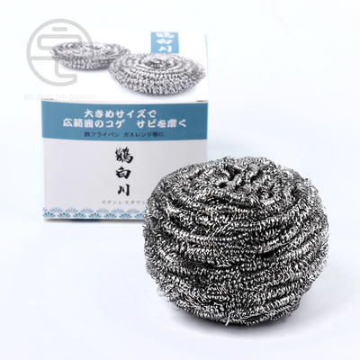 重新定义钢丝球。日本制原装进口鹤白川不锈钢18-8钢丝球厨房清洁