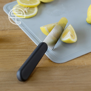 日本制家事问屋多功能不锈钢小刀切土司面包刀水果刀沫果酱刀家用