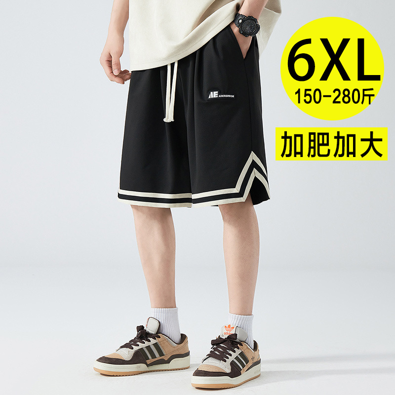 2025新款大码胖子夏季薄款运动短裤男士加肥加大学生潮流5五分裤