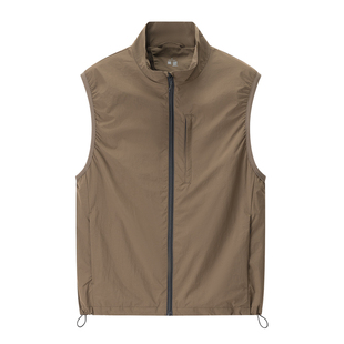 马甲背心外套 男装 户外防风机能休闲无袖 新款 476521 2025春季