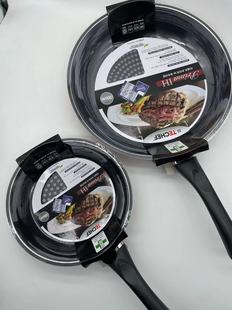 韩国进口TECHEF炒锅不粘锅电磁炉两用加深平地炒锅两用锅
