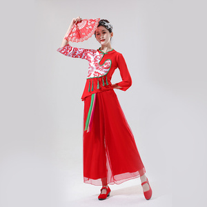 胶州秧歌服套装中老年