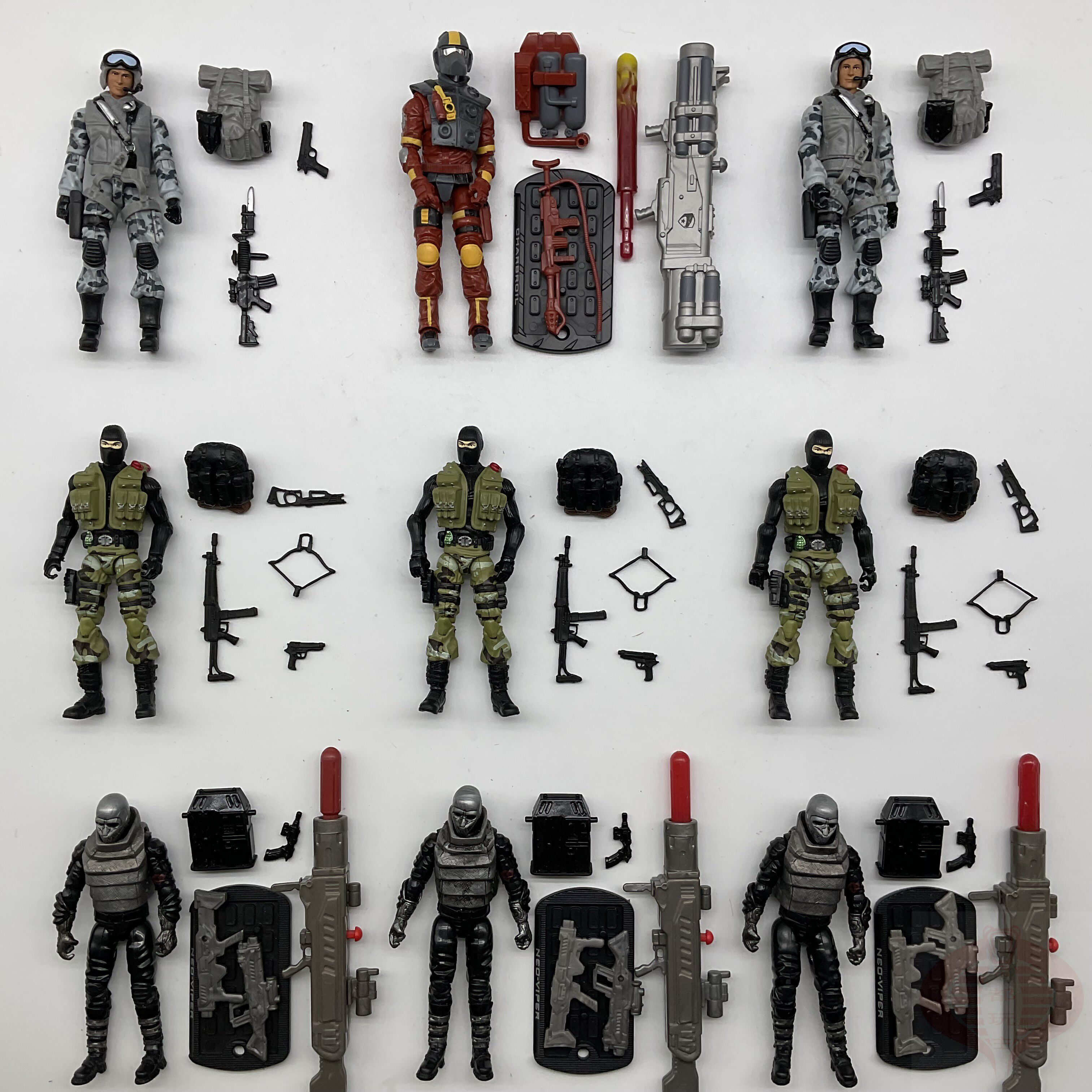 庆祝六一儿童节特种部队GIJOE新版ROC版全配兵人人偶特价包邮10