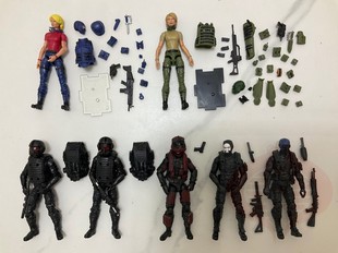 22.3.3 掠夺者系列 女特种兵 恐怖分子 1:18 超可动兵人成品现货